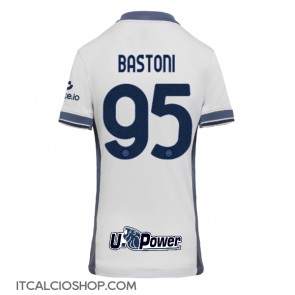 Inter Milan Alessandro Bastoni #95 Seconda Maglia Femmina 2024-25 Manica Corta